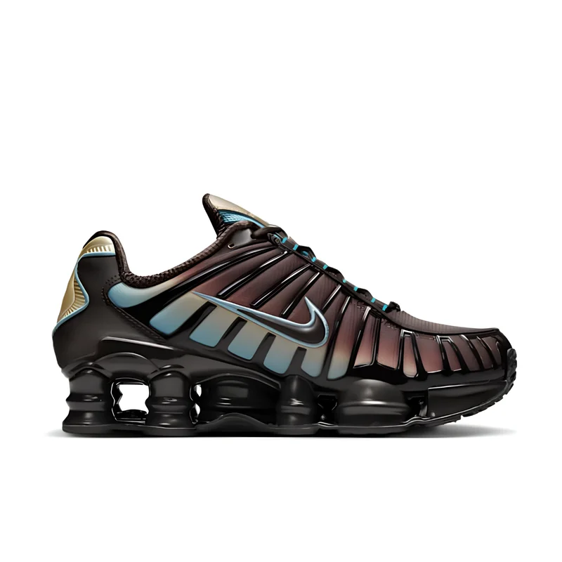 Nike Shox TL Velvet Brown Denim Turquoise