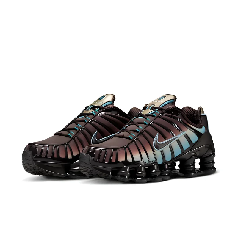 Nike Shox TL Velvet Brown Denim Turquoise