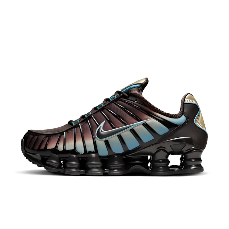 Nike Shox TL Velvet Brown Denim Turquoise