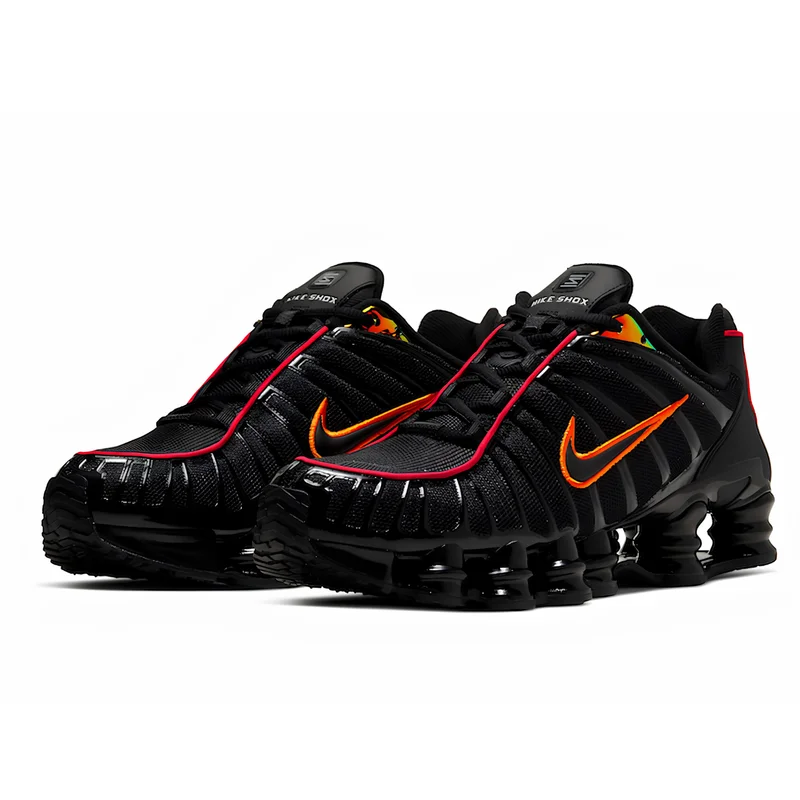 Nike Shox TL Black Magma Orange